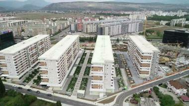 Podgorica merkezinde yeni 2 yatak odalı daire 67 m2