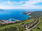 Lustica Bay elit golf erişimine sahip lüks deniz manzaralı daire 104 m2