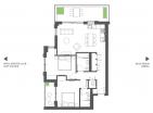 Boka Place, Tivatta modern lüks 2 yatak odalı 102 m2 daire