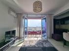 Modern konforlara sahip Barda muhteşem yeni deniz manzaralı 55 m2 daire