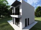 Havuzlu ve zeytinlikli barda yeni modern deniz manzaralı 150 m2 ev