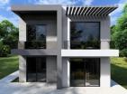 Havuzlu ve zeytinlikli barda yeni modern deniz manzaralı 150 m2 ev