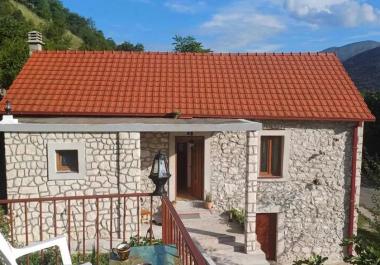 Danilovgradda doğal manzaralı asırlık tarihi taş 90 m2 ev