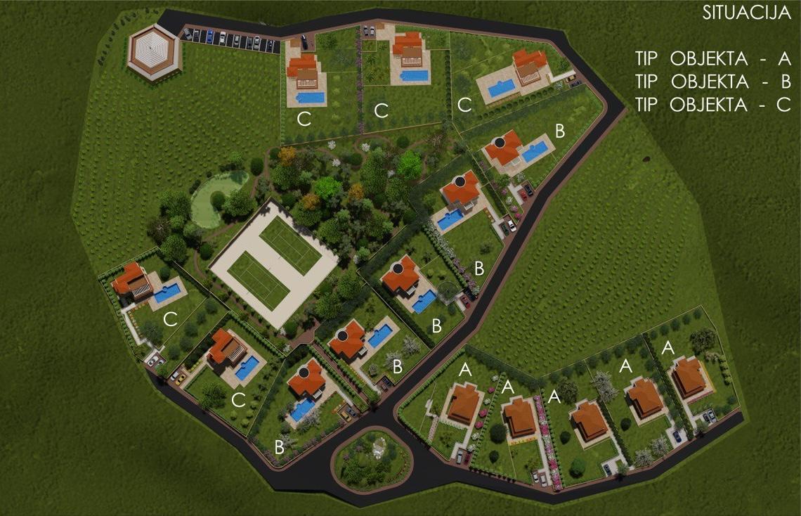 Ulcinj, Karadağ verimli tatlı noktasında birinci sınıf bağ için 40.000 m2 arsa satışı