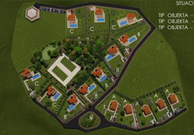 Ulcinj, Karadağ verimli tatlı noktasında birinci sınıf bağ için 40.000 m2 arsa satışı